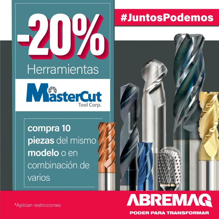 -20% Descuento Herramientas Mastercut